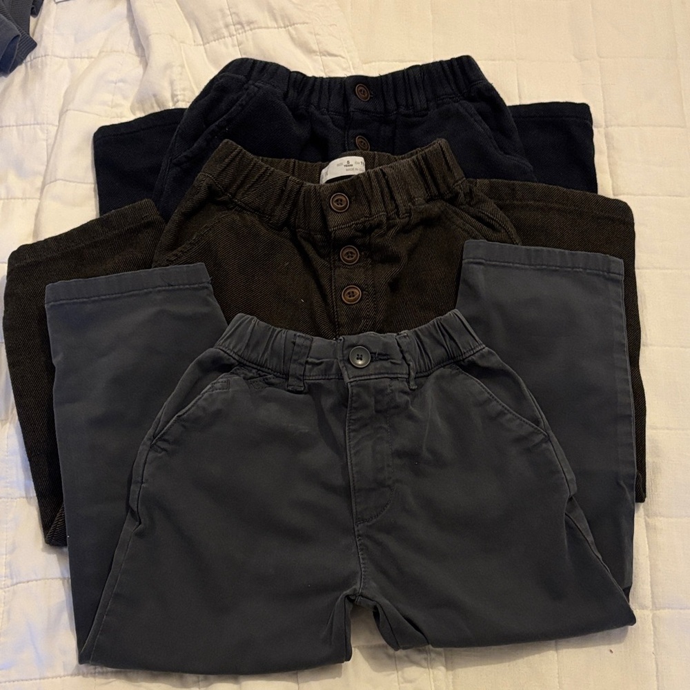 Zara Kids' Black and Brown Casual Bottoms